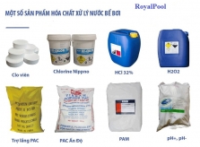Các loại hóa chất hồ bơi