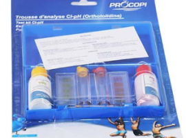 Bộ test nước hồ bơi pH và Clo Procopi