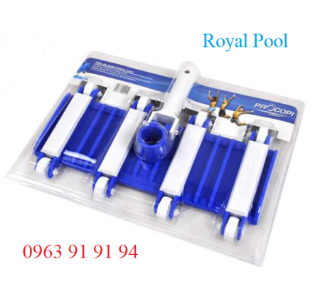 Bàn hút đáy hồ bơi Procopi 8 bánh xe