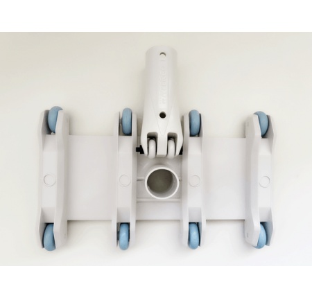 Bàn hút đáy hồ bơi Waterco 8 bánh xe